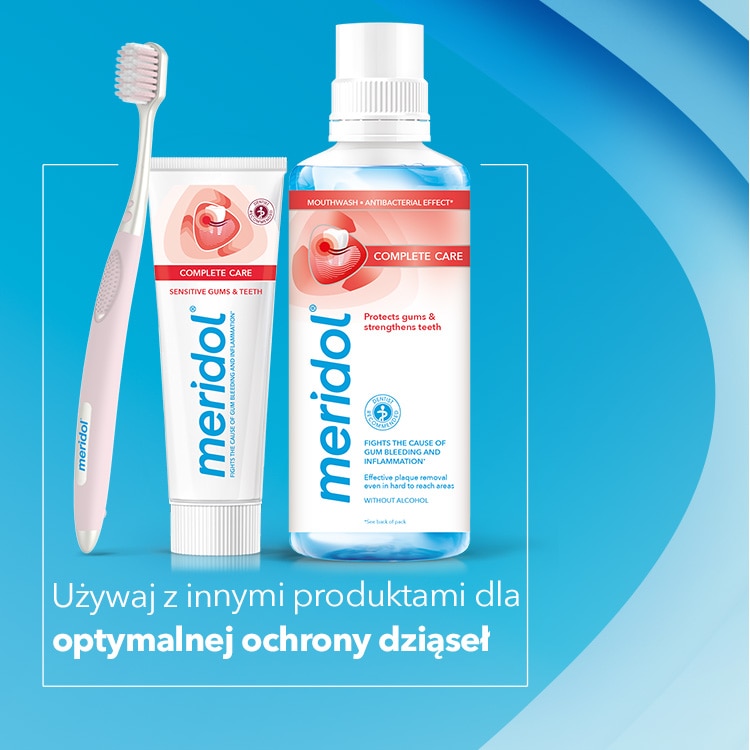 Płyn do płukania jamy ustnej meridol® Complete Care