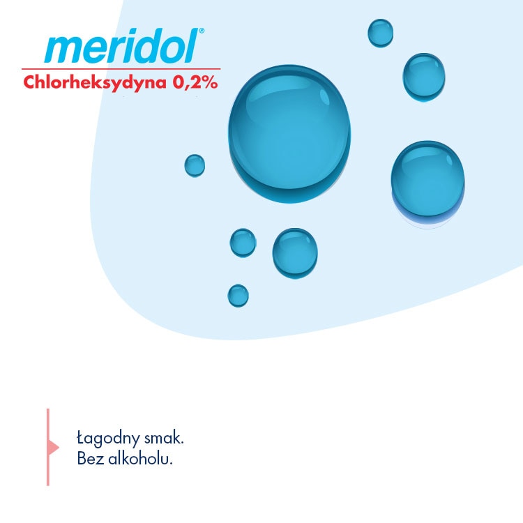 Płyn do płukania jamy ustnej meridol® Chlorheksydyna 0,2%